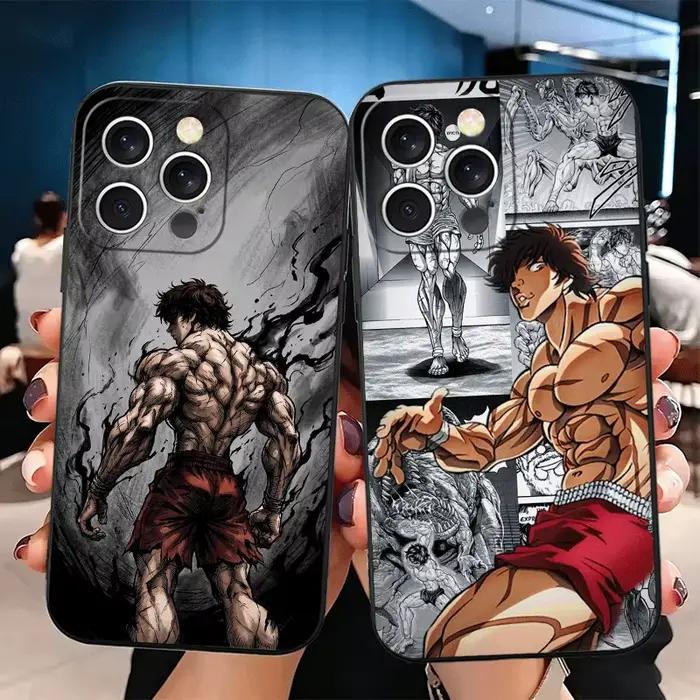 Coque de téléphone souple Baki the Grappler Anime pour iPhone 16 16E 17 Air 15 Pro Max 14 Plus 13 Mini 11 12 7