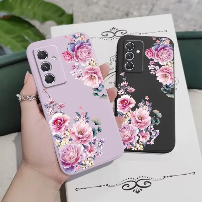 Coque de téléphone en brocart satiné