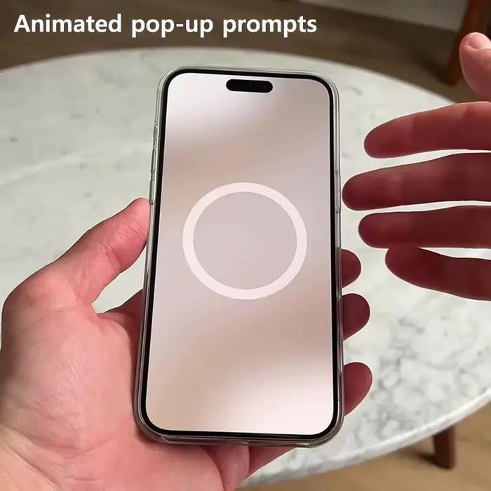 Coque de téléphone magnétique transparente originale