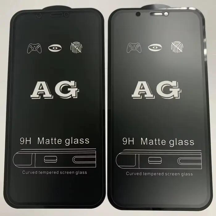 Film de protection AG en verre trempé mat pour Samsung A54 A52S A50 A51 A14 A15 A20S A21S A22 A31 A32 A33 A71 A73 A02S A03S A04S A10S A12 A13 anti-rayures et anti-empreintes digitales