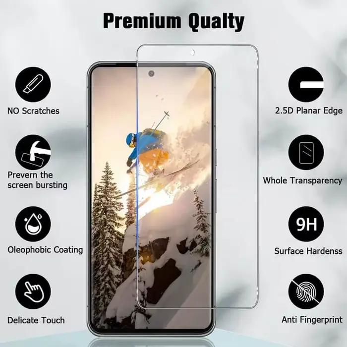 Film de protection d'écran Pixel 9 9A HD en verre trempé pour Google Pixel 8 et Pixel 8 pro résistant aux rayures et aux éraflures ```