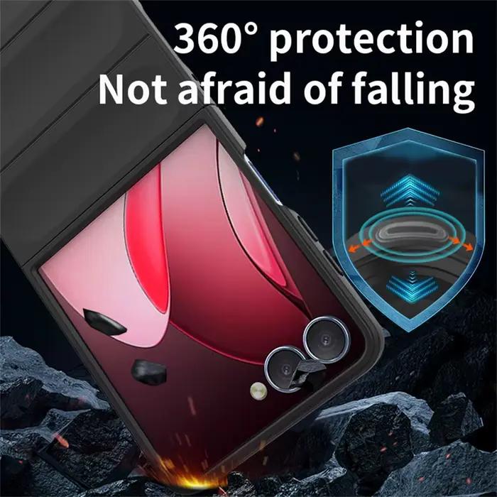 Coque de téléphone en plastique rigide pour Samsung Galaxy Z Flip 7