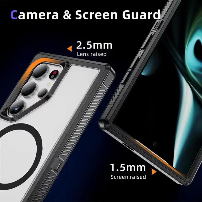 Coque de téléphone robuste antichoc pour Samsung Galaxy S24 S25 Ultra S24 + S23 FE S22 5G
