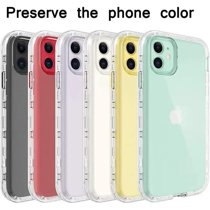 Coque de téléphone intégrale 360° avant et arrière pour iPhone 17 16 16E 15 12 11 13 14 17 Pro Max Air MINI XS X XR XSMAX SE 8 7 6 Plus