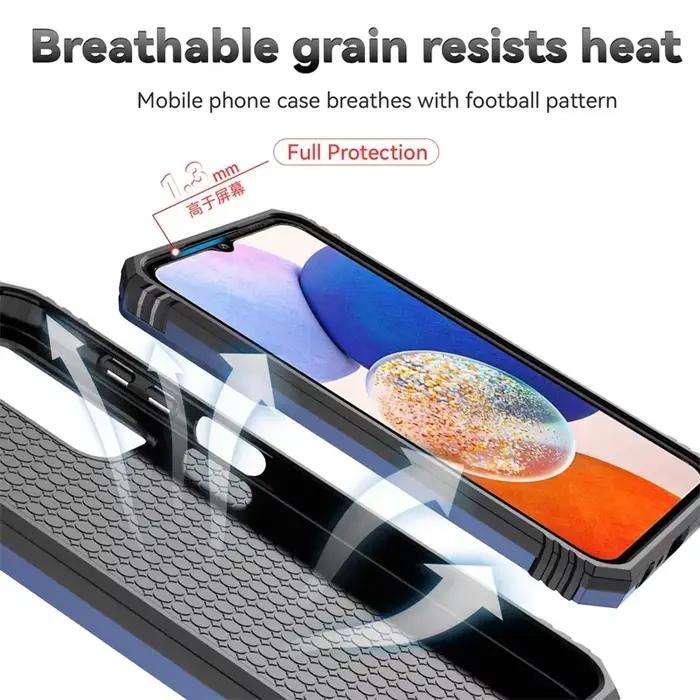 Coque de téléphone antichoc de qualité militaire avec protection coulissante pour objectif d'appareil photo et support anneau pour Samsung Galaxy A16 A06 A15 A25 A35 A55 5G S24FE