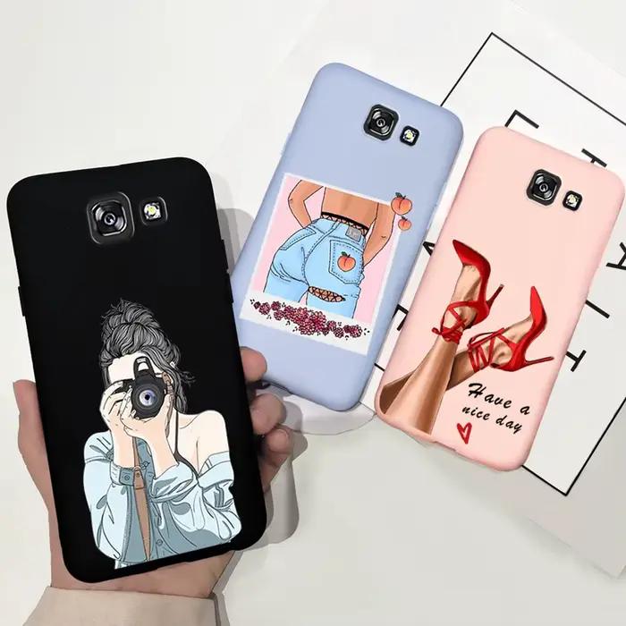 Étui pour Samsung A5 2017 SM-A520F Coque Souple Silicone TPU Protection Complète Motif Dessin Animé Licorne Chat Occasions Spéciales