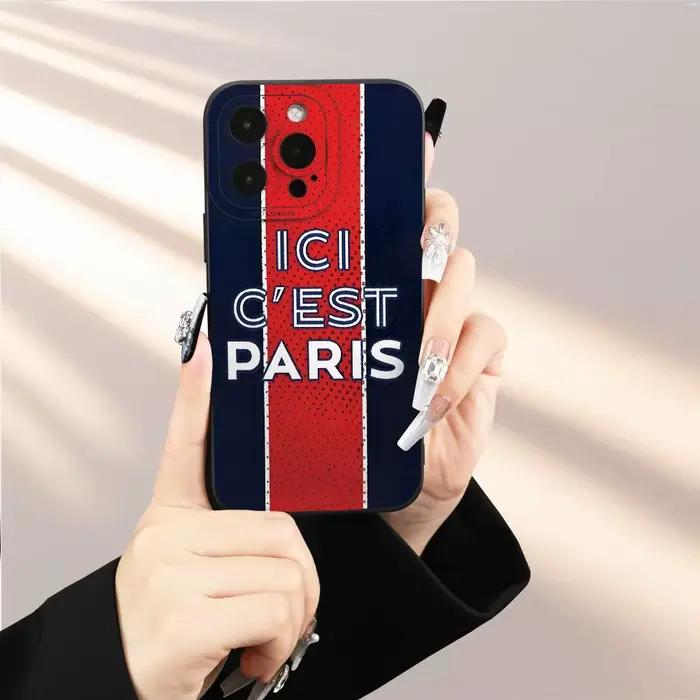Coque de téléphone antichoc avec motif Paris et charme français pour Samsung S26 S25 S24 Ultra S23 S22 S21 S20 Plus