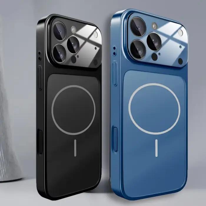 Coque en verre nano mat pour iPhone 17 16 15 14 13 Pro Max 17Air