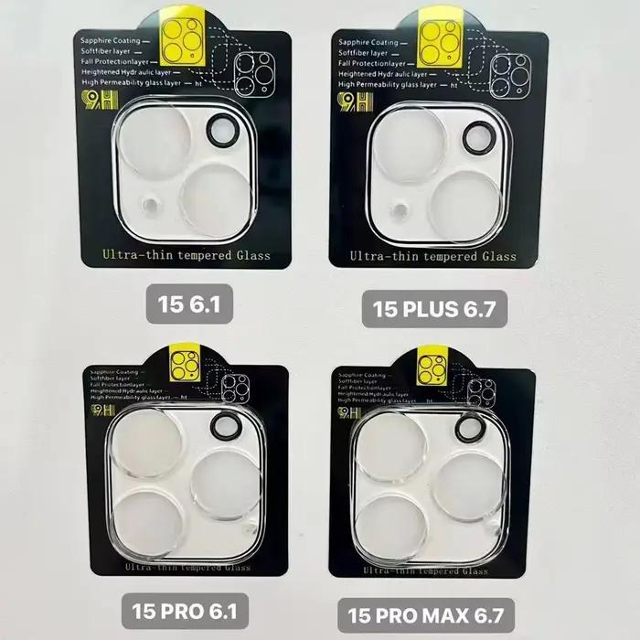 1 à 3 pièces Caméra de protection pour iPhone 17 16 15 Pro Max Film d'objectif