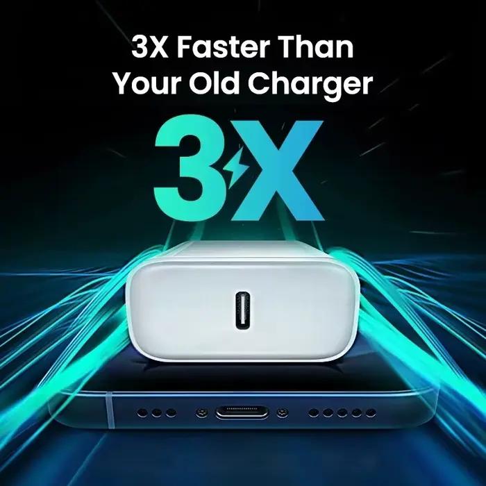 PD 30W Chargeur Rapide Pour iPhone 15 11 12 13 14 Pro Max Plus XR X XS Max