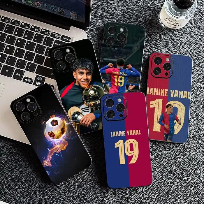 Coque de protection sportive pour Samsung Galaxy Note 20 Ultra 10 8 9 S10 Plus Lite S8 A70 A24 A25 S10E A37 A57 A55 A7 avec design No19足球队标志