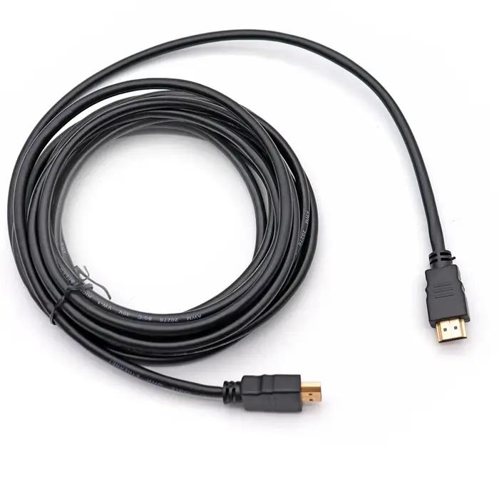 Câble HDMI 4K 2.0 haute vitesse mâle à mâle pour TV Box ordinateur portable moniteur projecteur longévité design robuste flexibilité pour usage quotidien