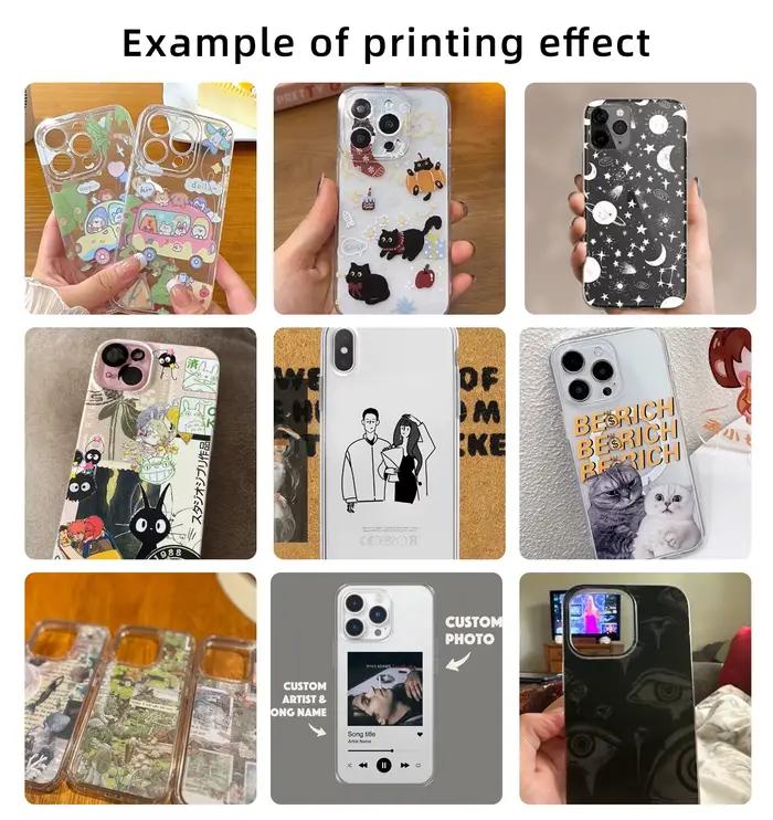 Coque de téléphone transparente personnalisée pour Samsung