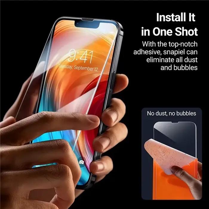 Protégeurs d'écran en verre trempé haute définition pour iPhone 14 Pro 16 Plus 7 8 8 Plus X 13 Mini 13 Pro Max 15 15 Plus 15 Pro 15 Pro Max occasions spéciales
