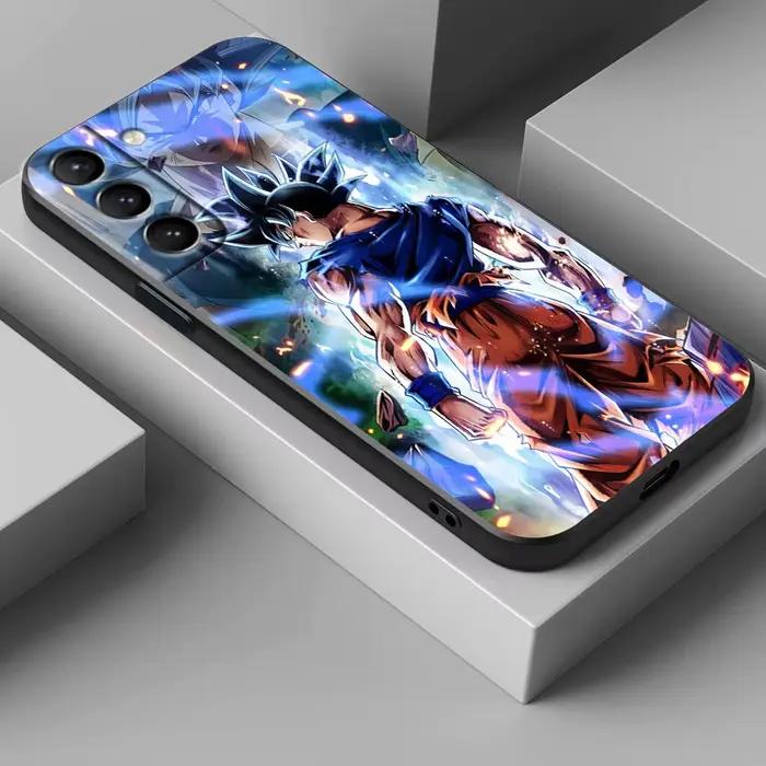 Coque de téléphone Goku Black Dragons B-Ball en silicone souple pour Samsung Galaxy S25 S24 S23 S20 S21 FE S26 Ultra 5G et autres modèles occassions spéciales cadeau de Noël anniversaire