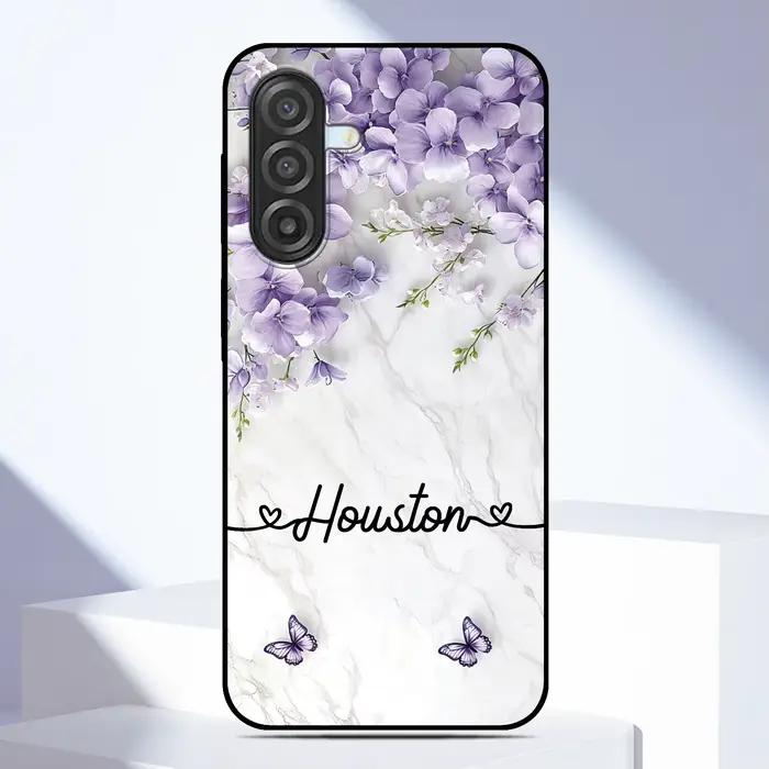 Coque de téléphone personnalisée avec photo et nom pour Samsung Galaxy A57 A37 A27 5G A07 A16 A17 A36 A56 A53 A54 A35