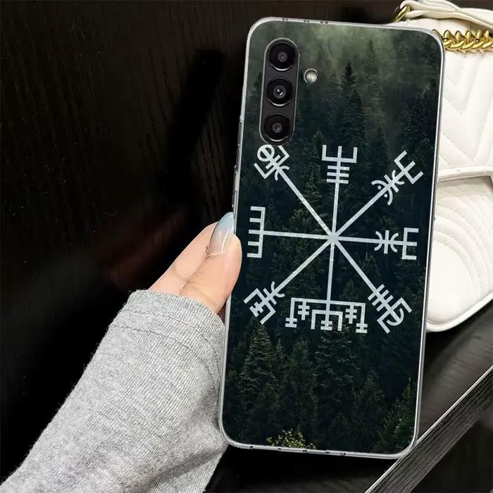 Coque nordique nordique pour Samsung A17 A16 A56 A36 A26 A15 A55 A35 A25 A14 A54 A34 A24