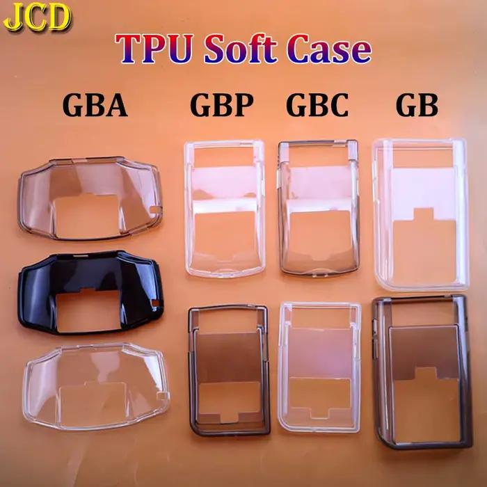 Coque transparente en TPU souple, housse de protection résistante à l'usure pour contrôleur GBA GBP GB GBC, étui Transparent pour Gameboy Color Advance