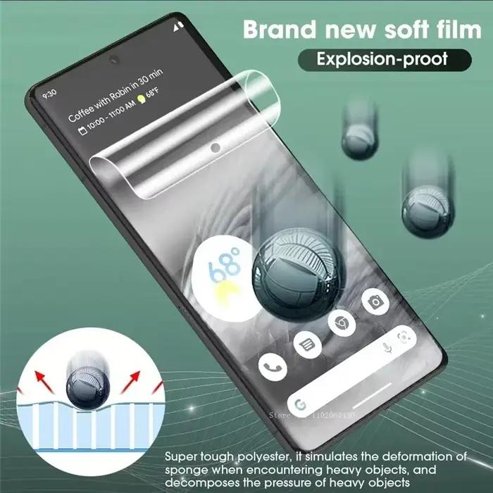 5 pièces Film Hydrogel pour Google Pixel 8 7 Pro protecteur d'écran