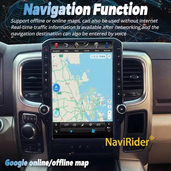 1920*1200 pour Dodge RAM 1500 camions 2009-2018 Android 15 lecteur multimédia de voiture Radio GPS écran tactile CarPlay