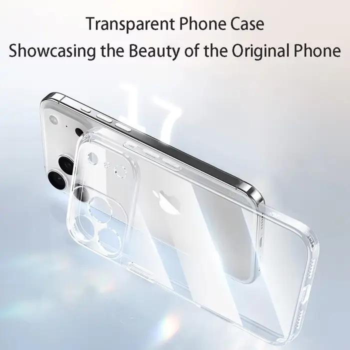 Coque de téléphone transparente de luxe pour iPhone 17 Pro Max Air