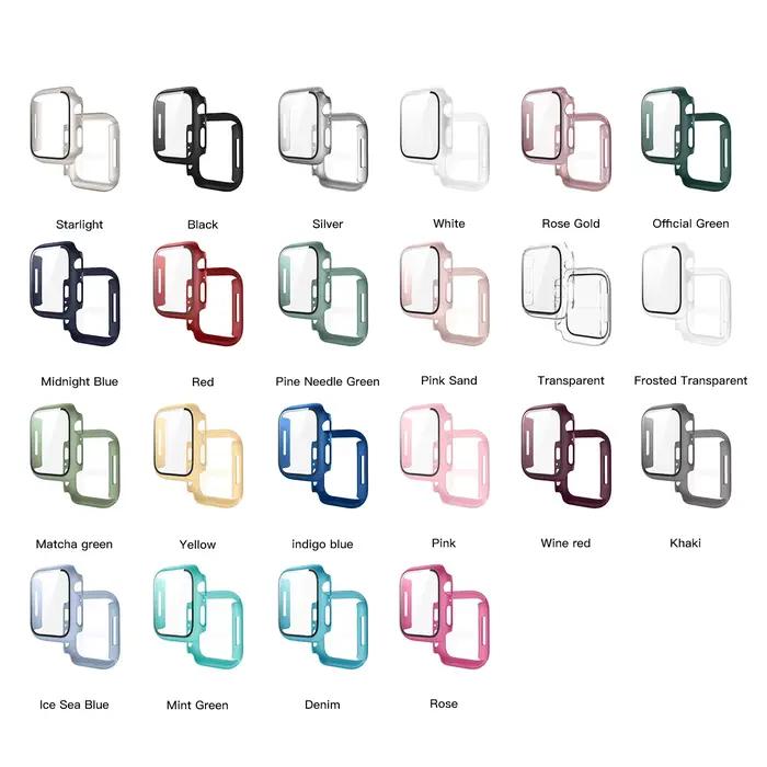 Verre trempé + couvercle pour Apple Watch 11 10 9 8 7 46mm 42mm