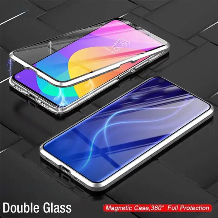 Coque en verre trempé magnétique pour OPPO Reno 7 8 10 et versions pro, protection complète, design élégant pour homme et femme, occasions quotidiennes et spéciales