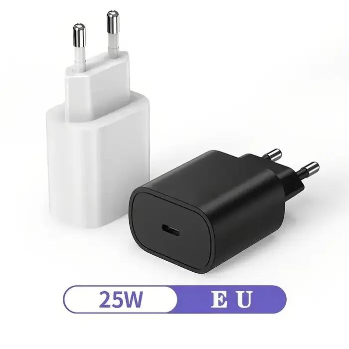 25W USB ue chargeur QC 3.0 Charge rapide pour Samsung S20 S21