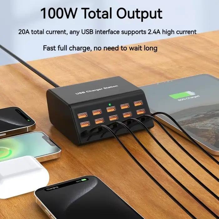 Chargeur USB universel de bureau 100W