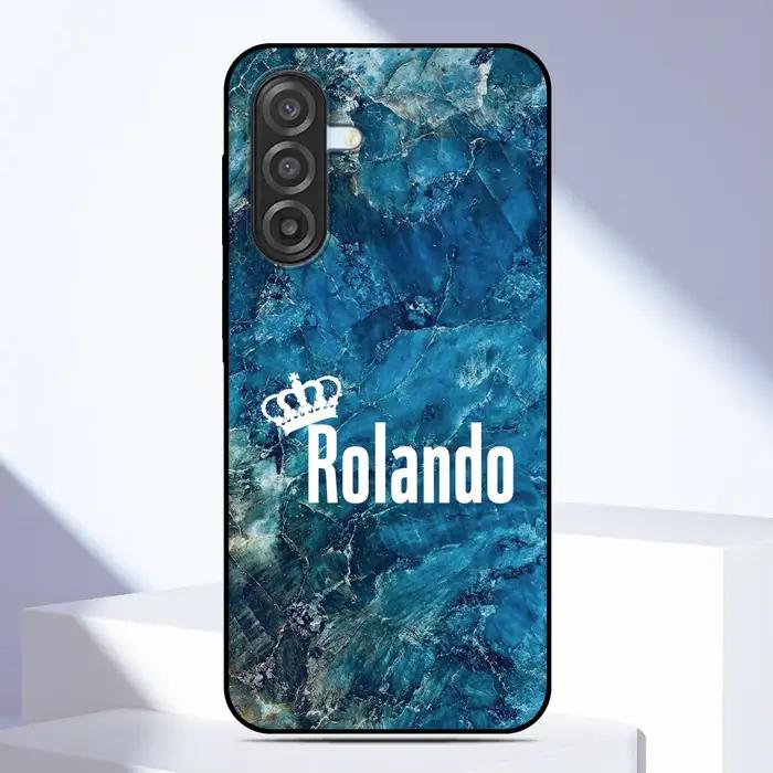 Coque de téléphone personnalisée avec photo et nom pour Samsung Galaxy A57 A37 A27 5G A07 A16 A17 A36 A56 A53 A54 A35