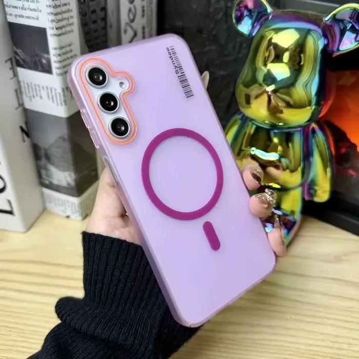 Coque magnétique givrée couleur bonbon