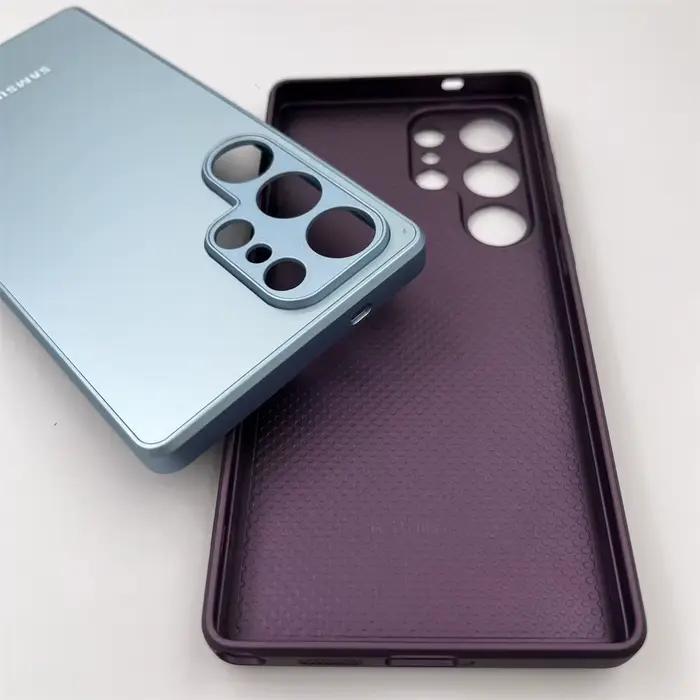 Housse de luxe en Silicone pour Samsung Galaxy S25 S24 S23 S22 Ultra Plus S25Plus
