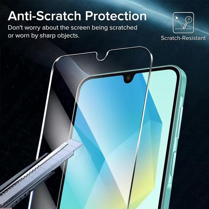 1-5PCS Coque en verre trempé 10D pour Samsung A16 A57 A37