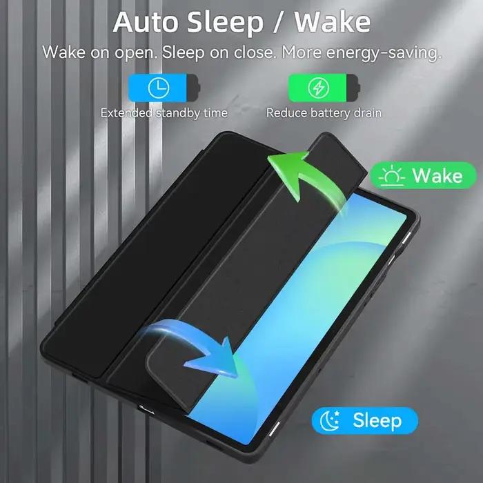 Étui en caoutchouc Hansong pour Samsung Galaxy Tab, résistant aux chocs et aux chutes, mode support pour visualisation et saisie, anti-poussière et anti-traces de doigts, disponible en plusieurs couleurs et tailles