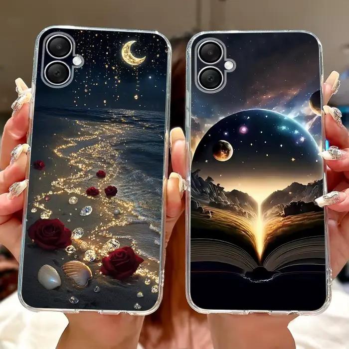 Pour Samsung Galaxy A06 étui A05 A05s luxe mode peint couverture souple mince coques de téléphone