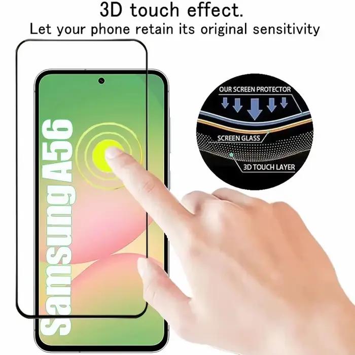 Protecteur d'écran en verre trempé haute définition pour Samsung Galaxy A56 A55 A54 A53 A17 A27 A37 A57 A36 A26 A16 A15 A25 A35 et Samsung S26 S25 S24 Ultra, disponible en diverses couleurs pour un style personnalisé