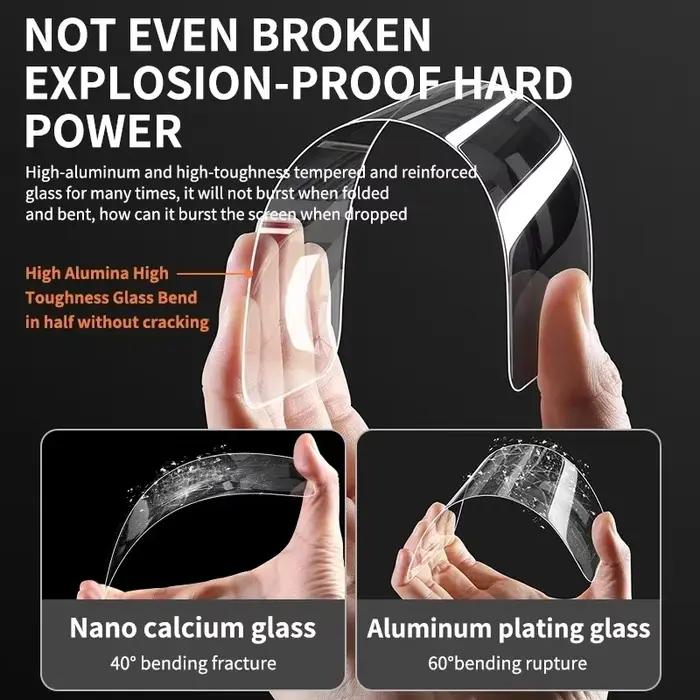 Films de protection en verre trempé pour iPhone 14 13 12 11 15 Pro Max Mini - Anti-rayures et Anti-éclats - Design élégant - Protection renforcée
