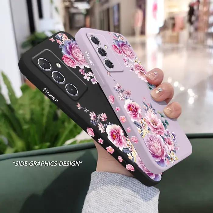Coque de téléphone en brocart satiné