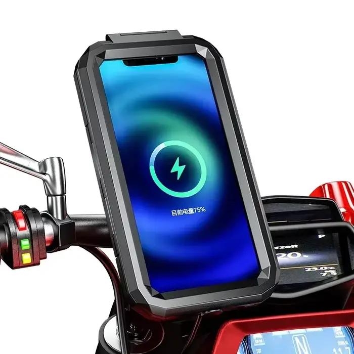 Support de Chargeur Sans Fil pour Moto QC 3.0 à Charge Rapide