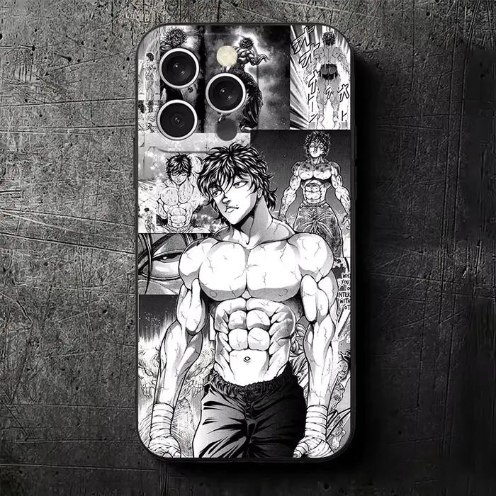 Coque de téléphone souple Baki the Grappler Anime pour iPhone 16 16E 17 Air 15 Pro Max 14 Plus 13 Mini 11 12 7