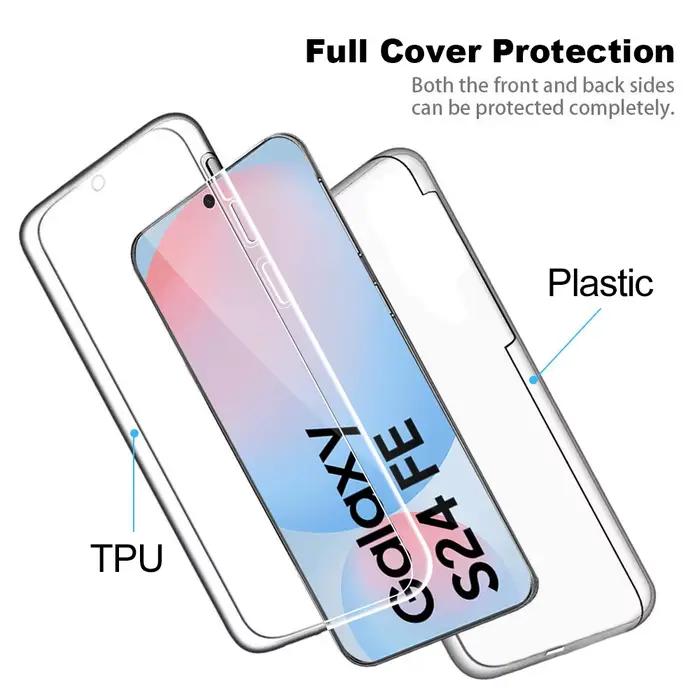 Coque de protection complète à 360 ° pour Samsung Galaxy S24 FE 5G