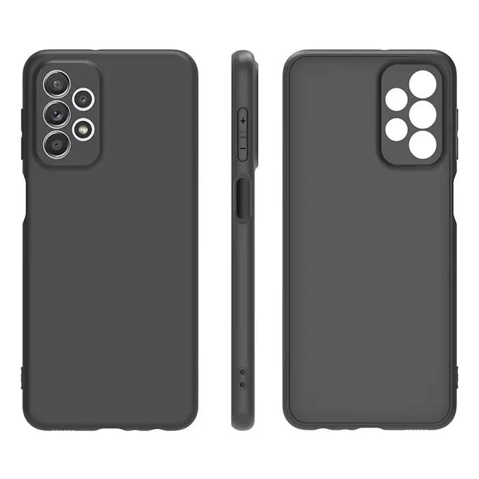 Coque de téléphone en silicone souple avec protection de l'appareil photo