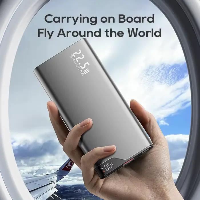 KUULAA 22.5W Power Bank 10000mAh Chargeur Portable PowerBank Charge Rapide Batterie Externe pour iPhone 17 16 15