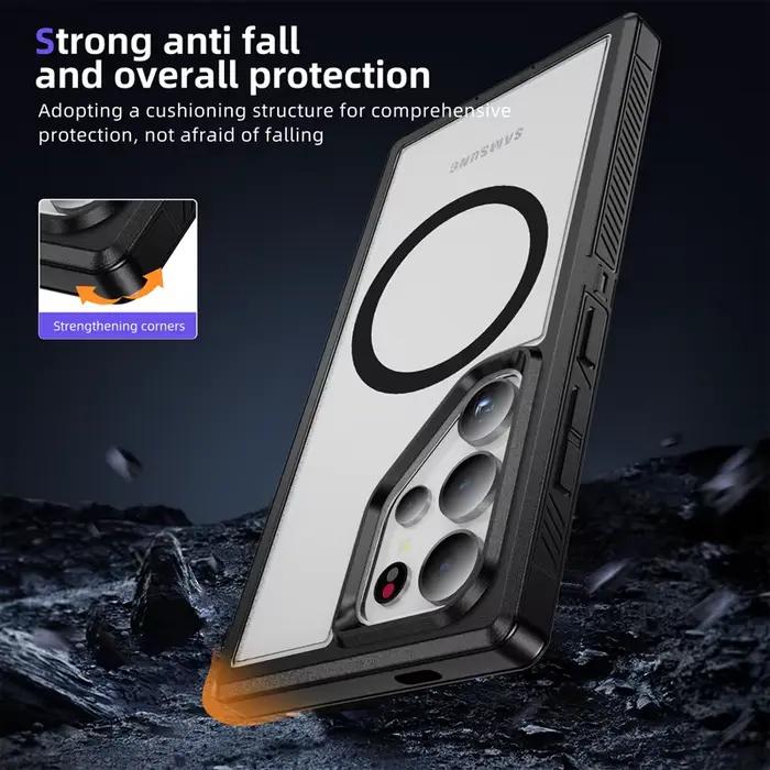 Coque de téléphone robuste antichoc pour Samsung Galaxy S24 S25 Ultra S24 + S23 FE S22 5G