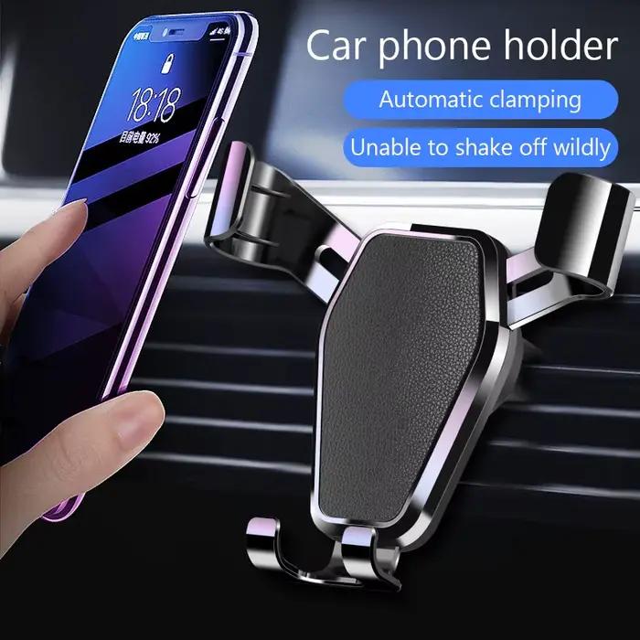 Support multifonction pour voiture avec miroir de pare-soleil et invite de gravité pour smartphones iPhone et C5 occasions de conduite et voyages
