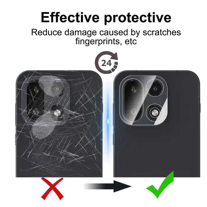 Protecteur d'objectif de caméra arrière en verre trempé pour OnePlus 15