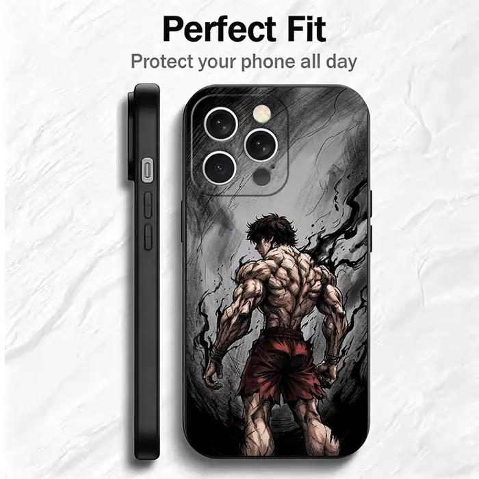 Coque de téléphone souple Baki the Grappler Anime pour iPhone 16 16E 17 Air 15 Pro Max 14 Plus 13 Mini 11 12 7