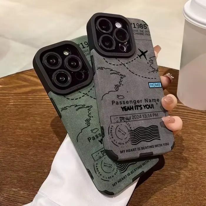 Coque de téléphone Design Route de vol en avion