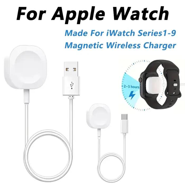 Chargeur magnétique sans fil pour Apple Watch Series Ultra 9 8 7 2 SE
