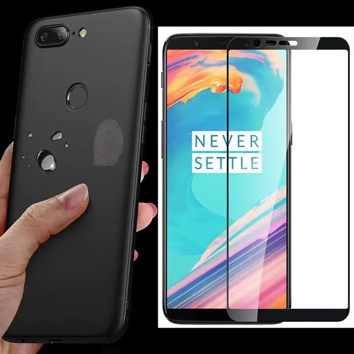 Étui Mofi pour OnePlus 5T en TPU Souple Antiempreintes Digitales Léger Élégant Couverture Complète Occasions Spéciales Protection Smartphone